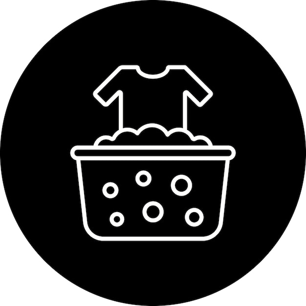 El icono de la lavandería