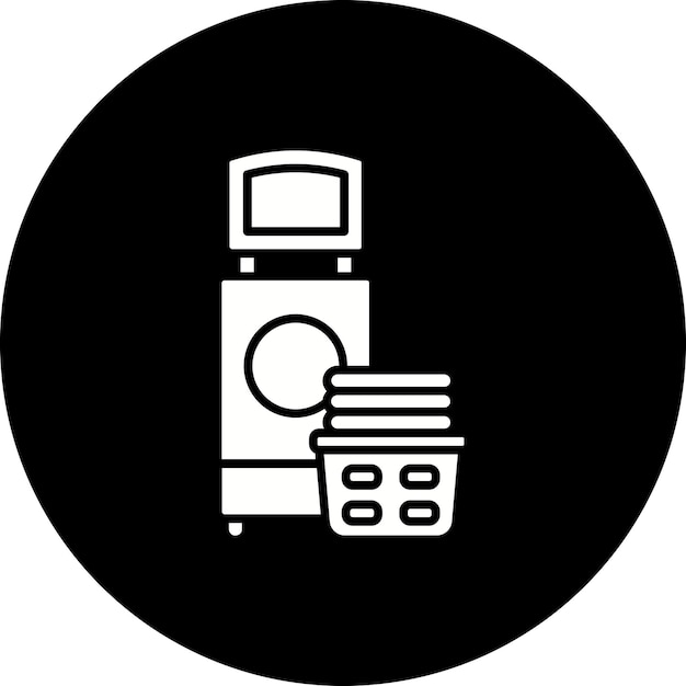 El icono de la lavandería