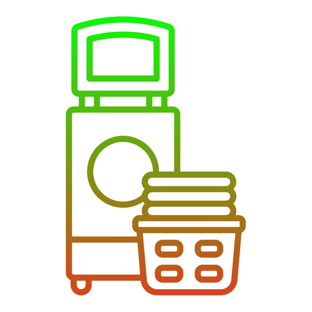 El icono de la lavandería