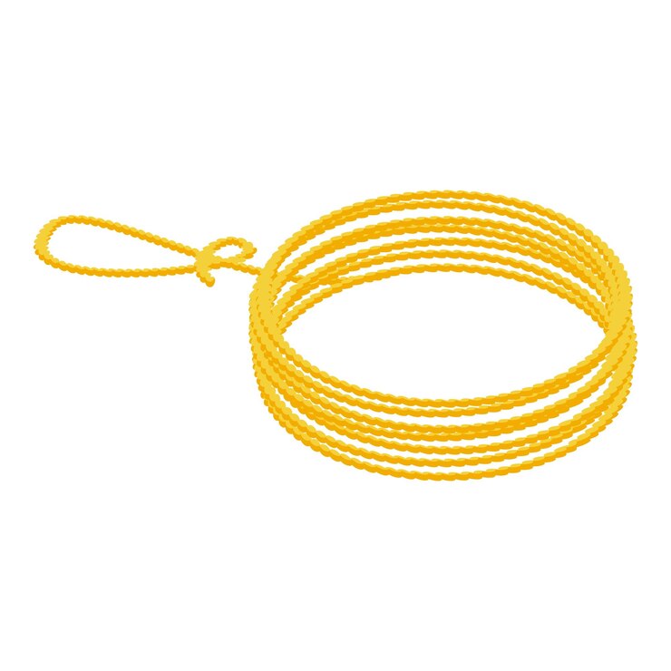 Vector icono de lazo de cordón isométrico de icono de vector de lazo de cordón para diseño web aislado sobre fondo blanco