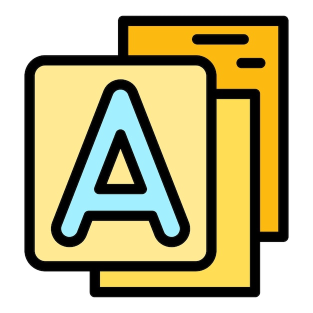 Icono de lectura digital vector de contorno Libro en línea La gente lee color plano