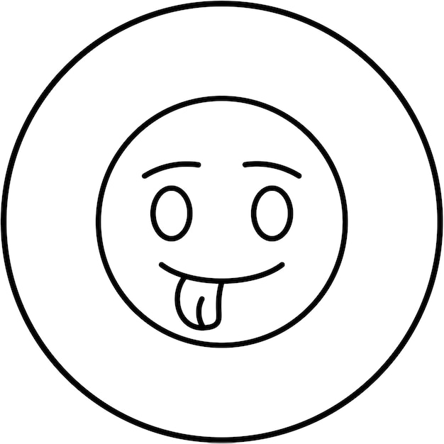 El icono de la lengua fuera