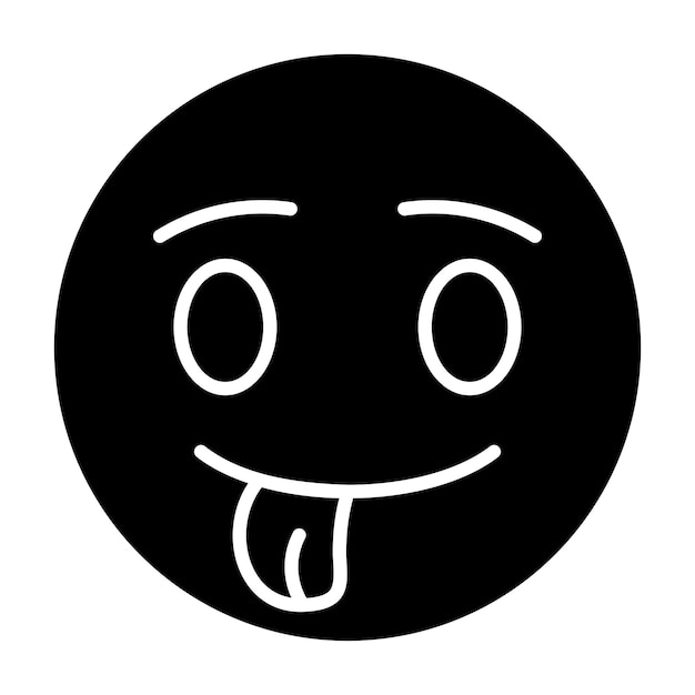El icono de la lengua fuera