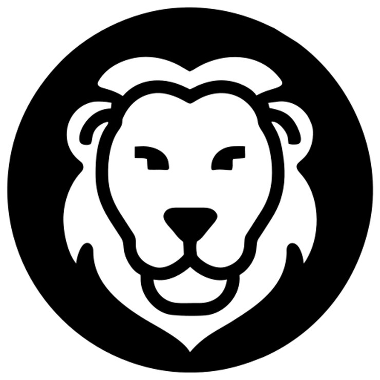 Vector el icono del león