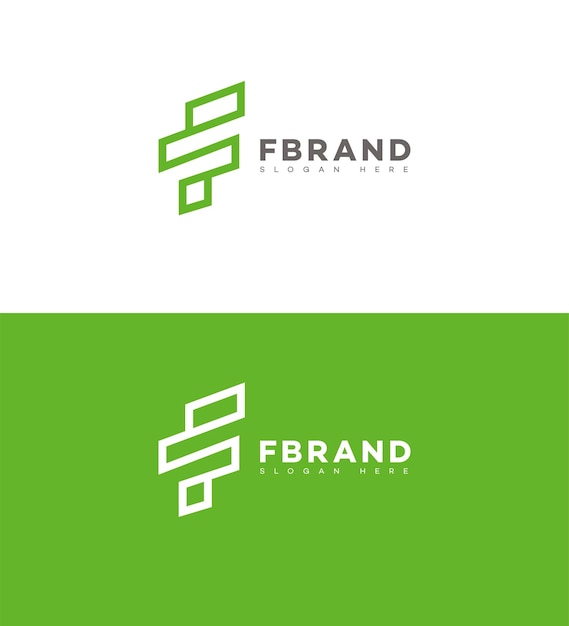 Icono de la letra F Identidad de la marca F plantilla de símbolo de la letra
