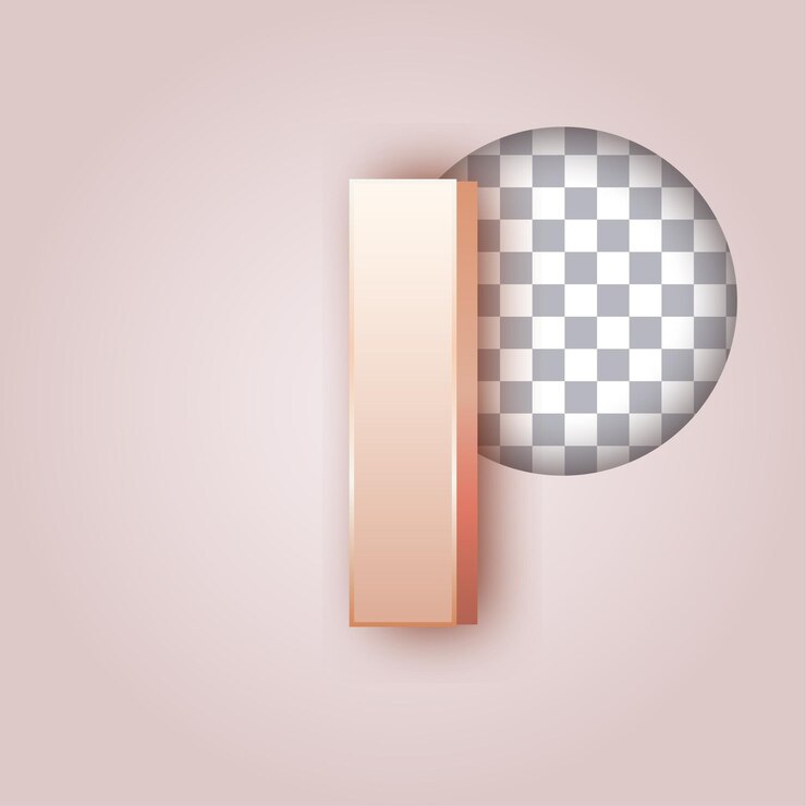 Vector icono de letra i con fondo personalizable con efecto de color mantequilla suave