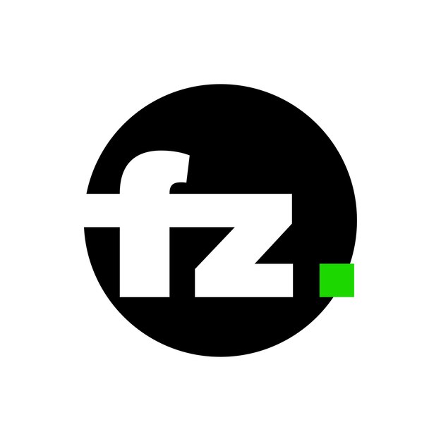 Icono de letras iniciales del nombre de la empresa FZ