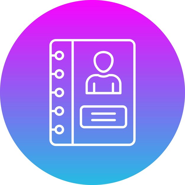 Icono de la libreta de direcciones