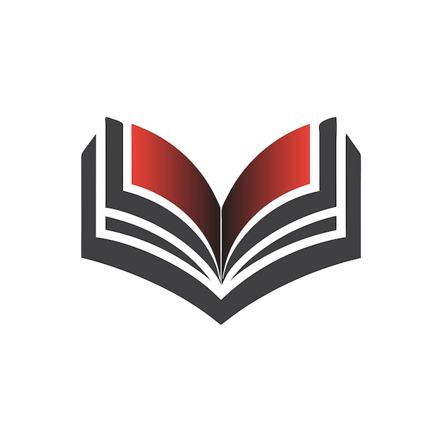 Icono de libro abierto vector de libro icono de libro logotipo