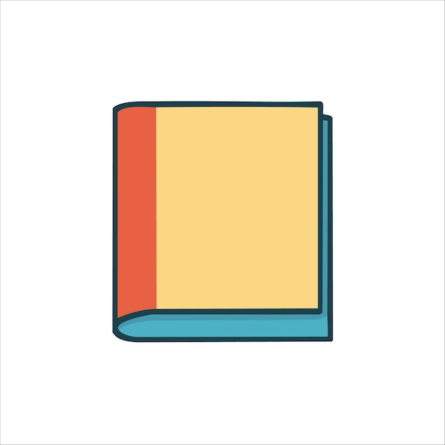 el icono del libro en blanco