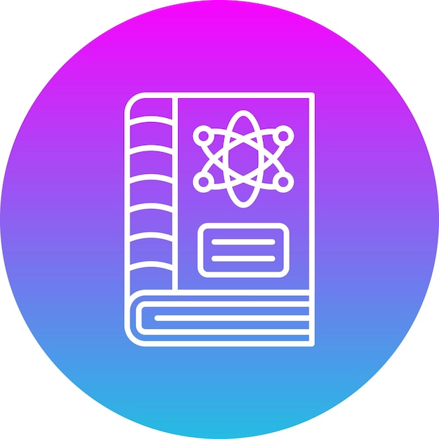 Icono de un libro de ciencia