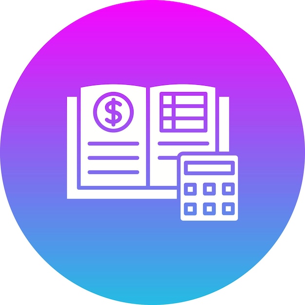 Icono de libro de contabilidad