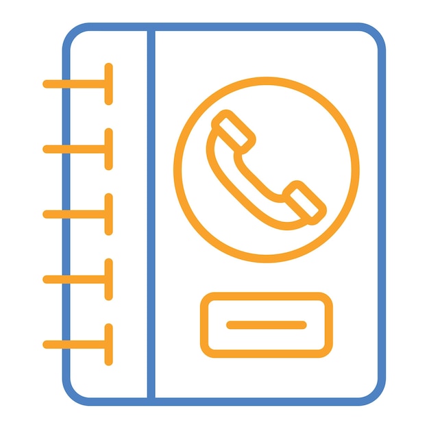 Icono de libro de contactos