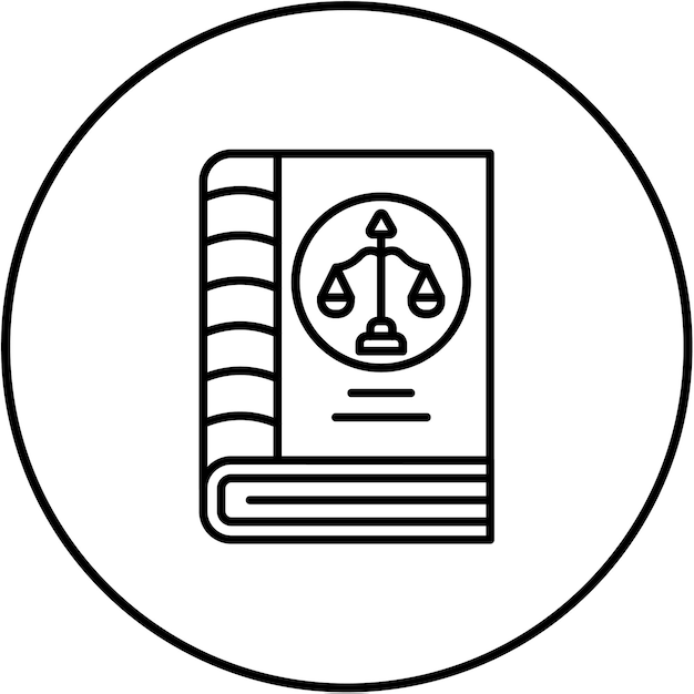 Icono del libro de leyes