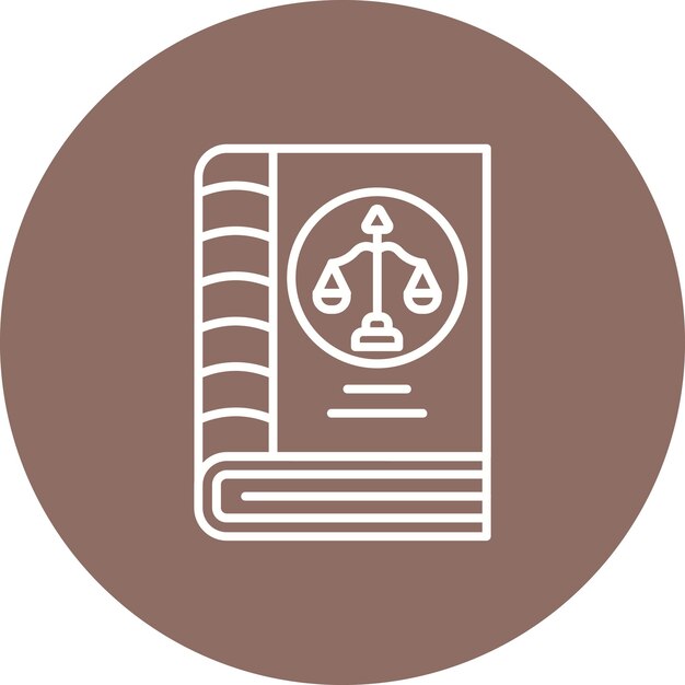 Icono del libro de leyes