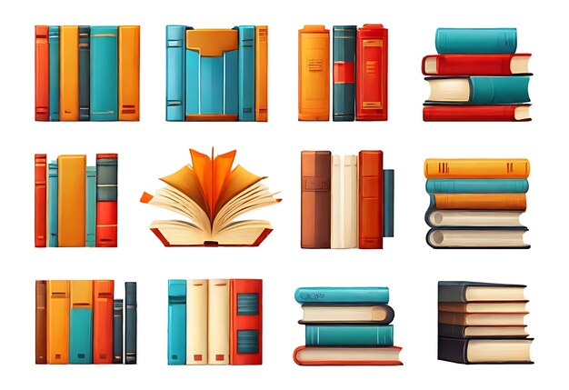 Icono de libro Libros apilados