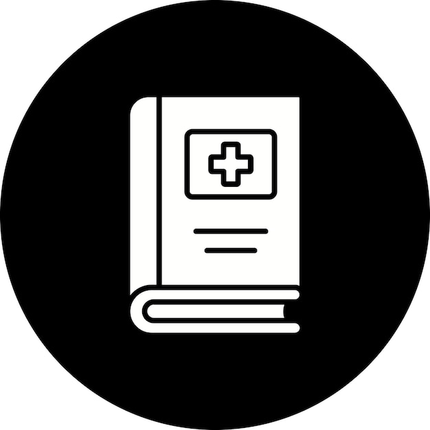 Icono de un libro médico
