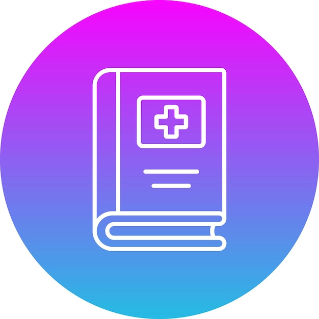 Icono de un libro médico
