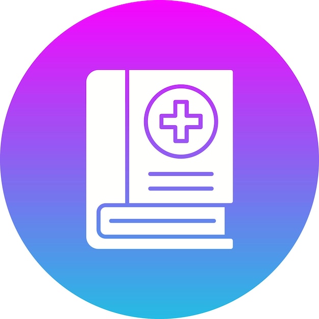 Icono de un libro médico