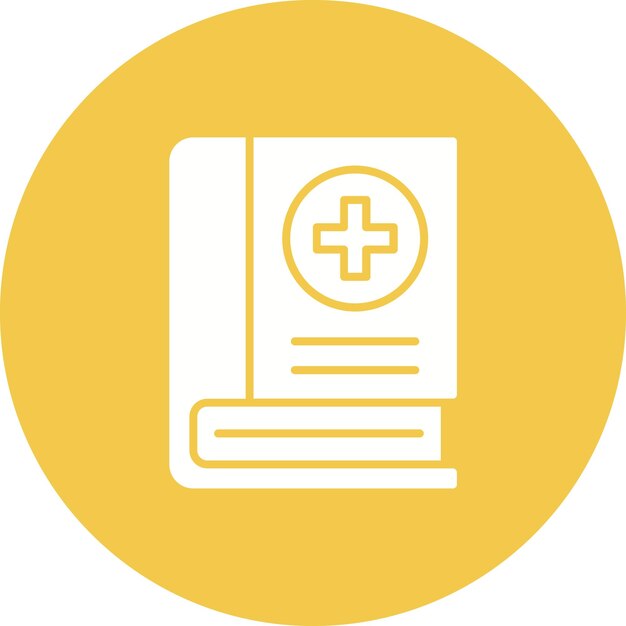 Icono de un libro médico