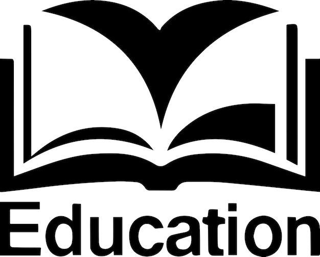 el ícono del libro mínimo, el logotipo, la ilustración vectorial, el color negro 1