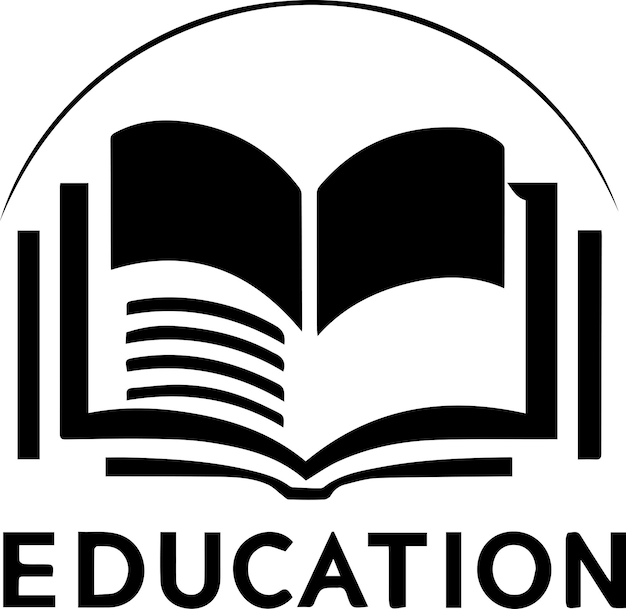 el ícono del libro mínimo, el logotipo, la ilustración vectorial, el color negro 20