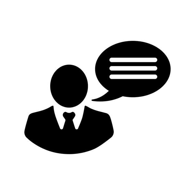 El icono del líder del chat