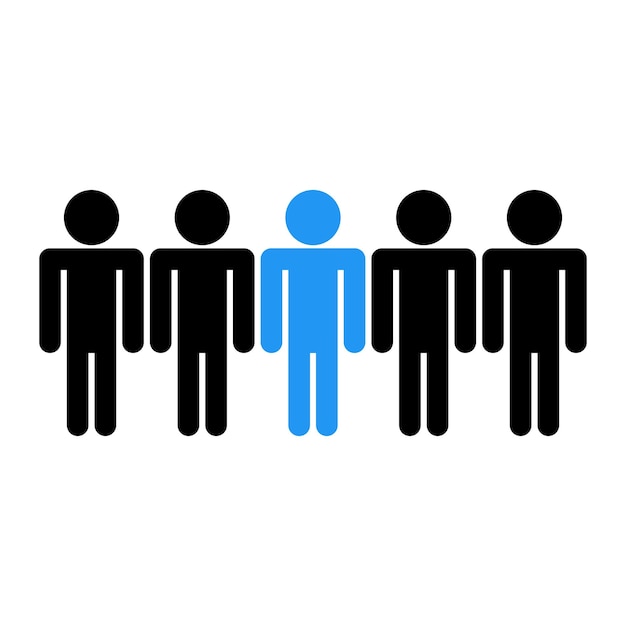 icono del líder del grupo icono del jefe del equipo