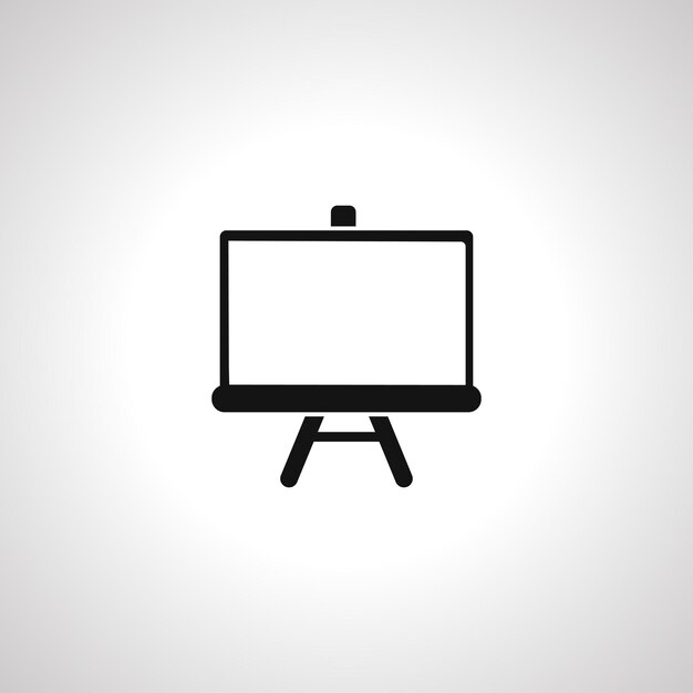 Icono de lienzo de arte Estante para el icono de lienzo del arte Artistas Icono de lenzo