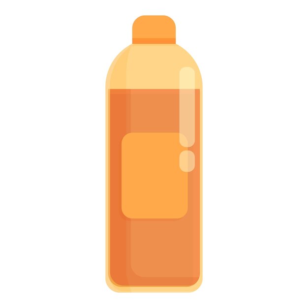 Icono de limpiador de botellas vector de dibujos animados herramienta de cepillo equipo de limpieza