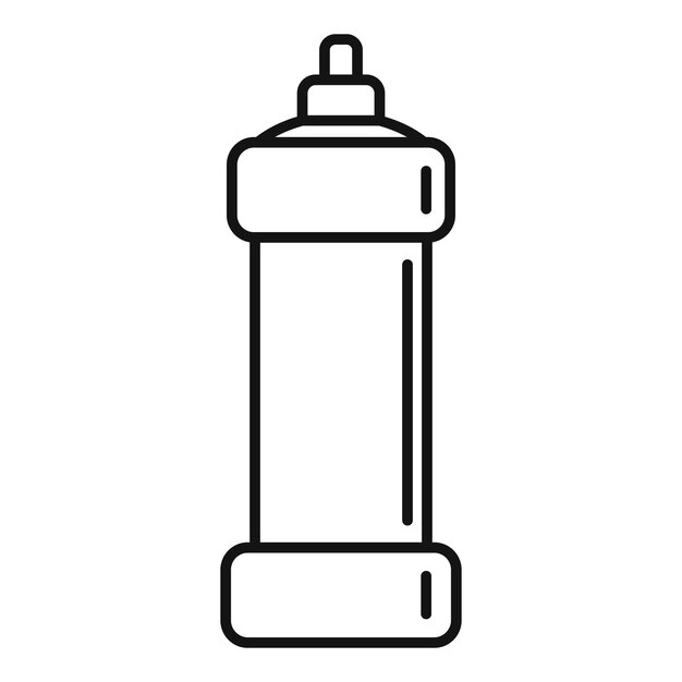 Icono de limpiador de frescura Contorno de icono de vector de limpiador de frescura para diseño web aislado sobre fondo blanco