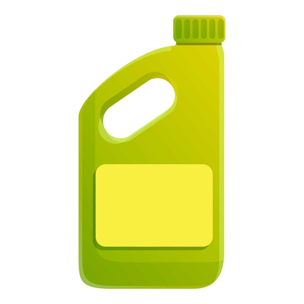 Icono de limpiador verde de baño Icono vectorial de limpiadora verde de baño para diseño web aislado sobre fondo blanco