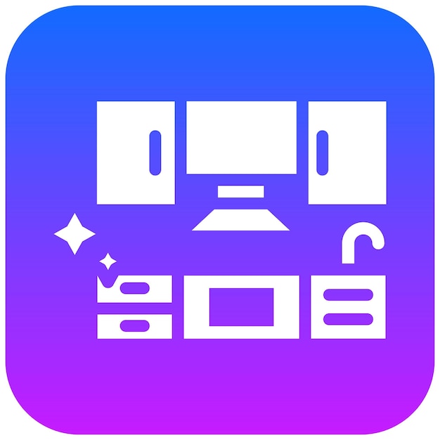 Icono de limpieza de las encimeras