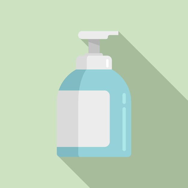 Icono de limpieza de manos antiséptico Ilustración plana de icono de vector de limpieza de manos antiséptico para diseño web