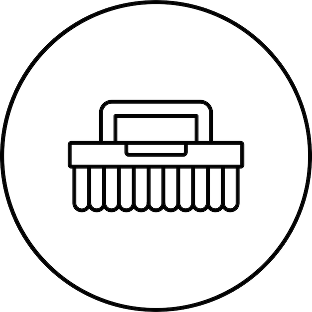 Icono de limpieza del pincel