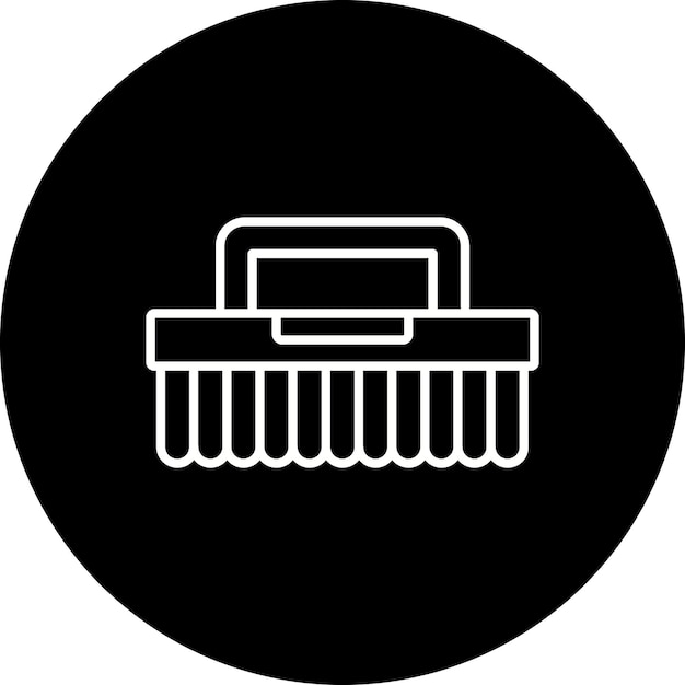Icono de limpieza del pincel