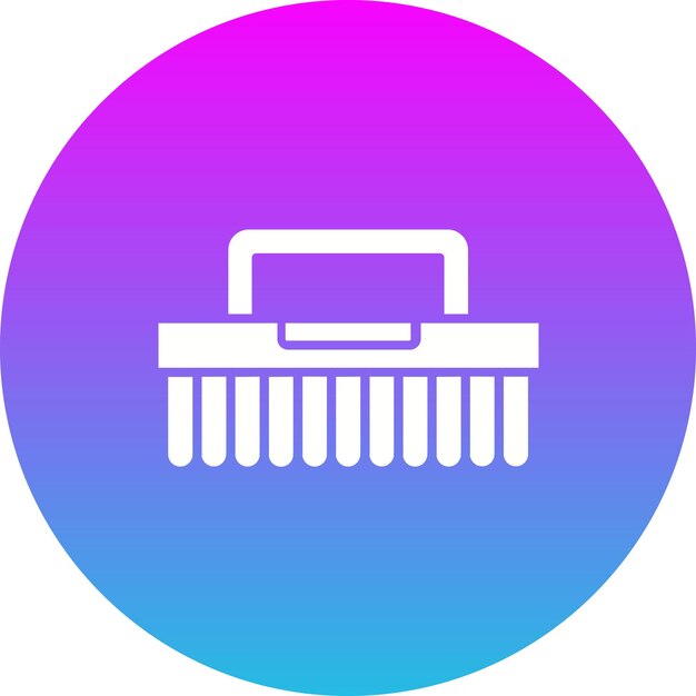 Icono de limpieza del pincel
