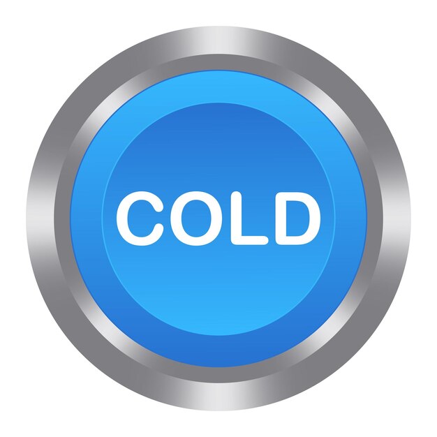 Icono de línea de botón azul elegante receptivo llamando la atención interactivo centrado en el usuario icono lineal vectorial para negocios y publicidad