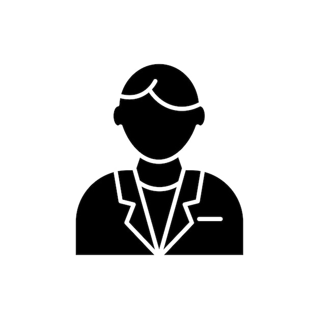 Icono de la línea de caja aislado en fondo blanco