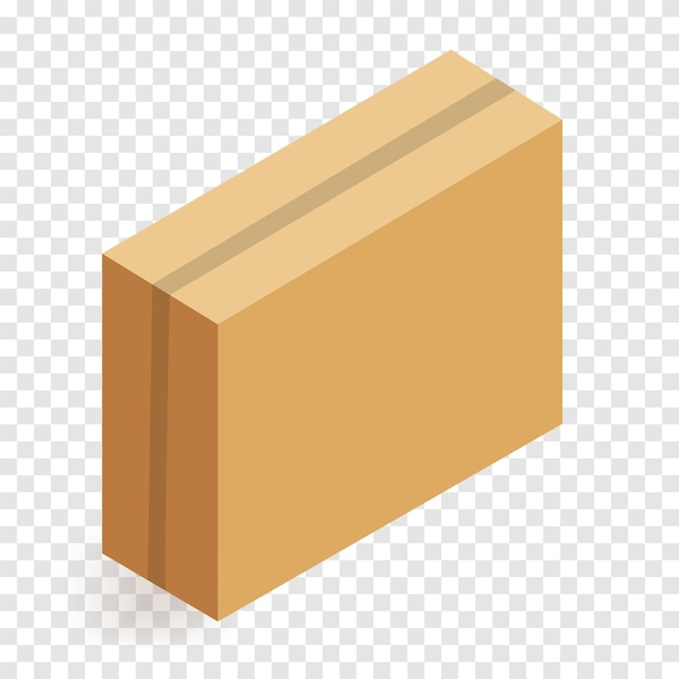Icono de línea de caja de envío Envasado de sorpresa de correo de entrega Almacenamiento de cartón para productos frágiles Transporte de compras en línea Icon de línea vectorial para negocios y publicidad