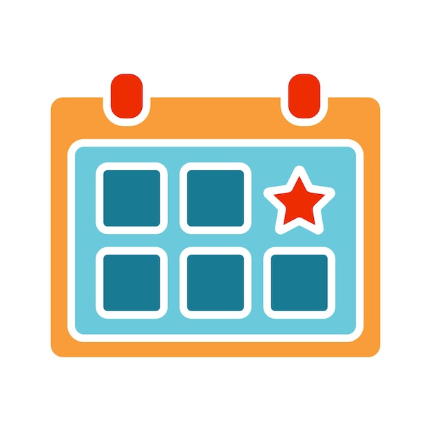 El icono de la línea de calendario de eventos la fecha del calendario el horario del evento el planificador de citas del día la organización del recordatorio la gestión del tiempo la agenda la ocasión especial el plan de marcación la fecha importante la línea de tiempo