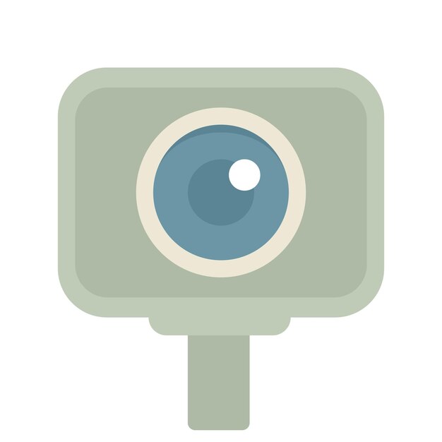 icono de línea de cámara web monitor de vigilancia de computadora llamadas de video conferencias en línea ruleta de chat bloggers podcasts educación transmisiones en vivo icono de linea vectorial para negocios y publicidad