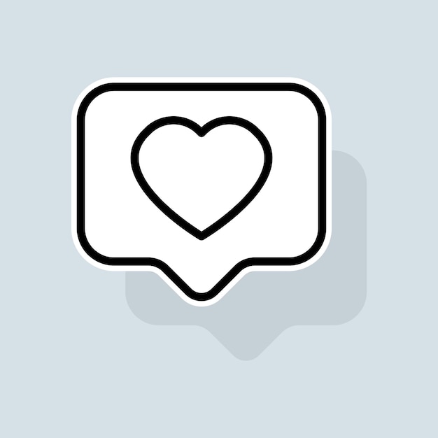 Icono de la línea del corazón Me gusta No me gusta Comentarios Favoritos Calificación Popularidad Redes sociales Fotos Concepto de comentarios Icono de línea de etiqueta vectorial sobre fondo blanco