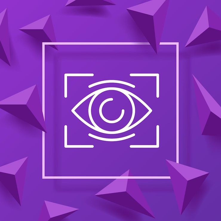 Vector icono de línea de escaneo ocular biometría iris cara id confirmación confirmar reconocer reconocimiento verificación identidad adn biometría concepto vector icono de línea para negocios y publicidad