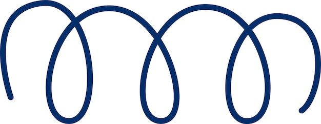 Icono de línea espiral