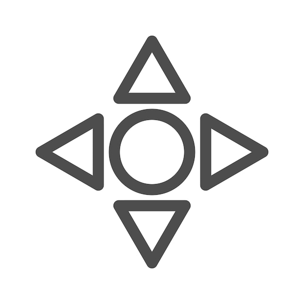 Ícono de línea de flechas pictograma de estilo lineal aislado en blanco Ilustración del logotipo del símbolo Editable