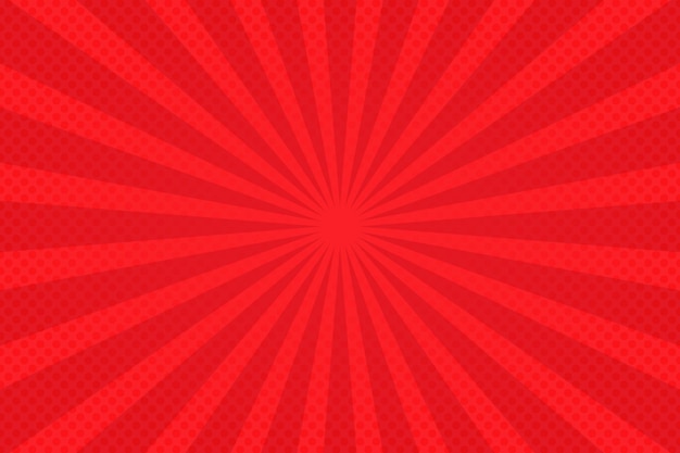 Icono de línea de fondo rojo de cómic Dibujo de estilo caricatura de revista de superhéroes Icono de linea vectorial para negocios y publicidad