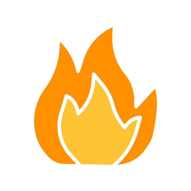 Icono de línea de fuego Seguridad contra incendios extinción de agua instrucciones de seguridad Icono de color vectorial sobre fondo blanco para negocios y publicidad
