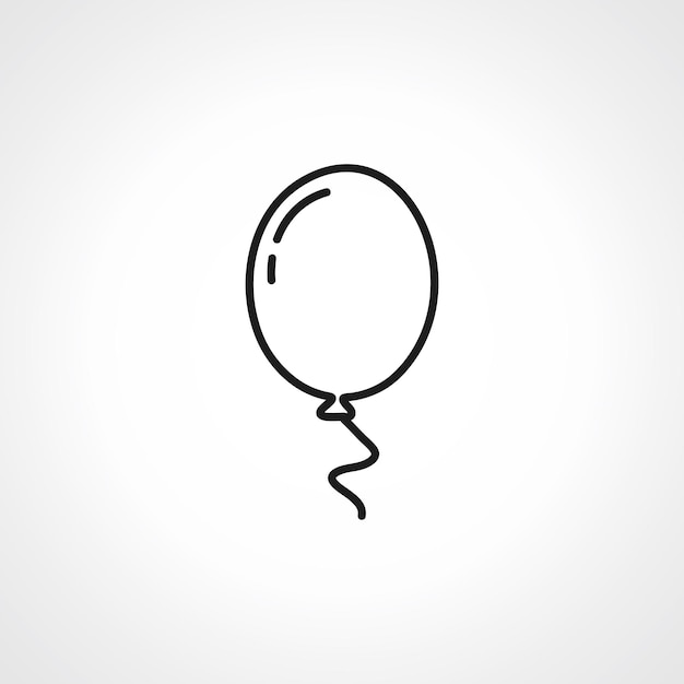 icono de línea de globo icono de contorno de globo