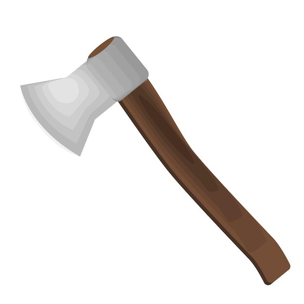 Icono de línea de hacha herramientas de reparación construcción trabajo de clavo caja de construcción icono vectorial para negocios y publicidad